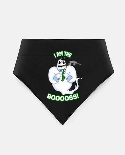 Mascotas The Boss Funny Halloween Retro Ghost