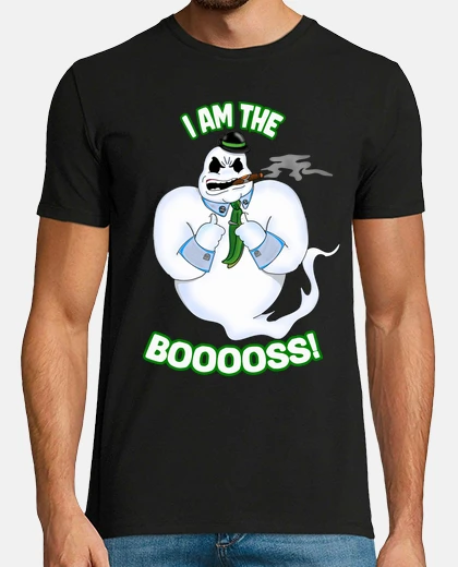 T-shirt The Boss Funny Halloween Retro Ghost