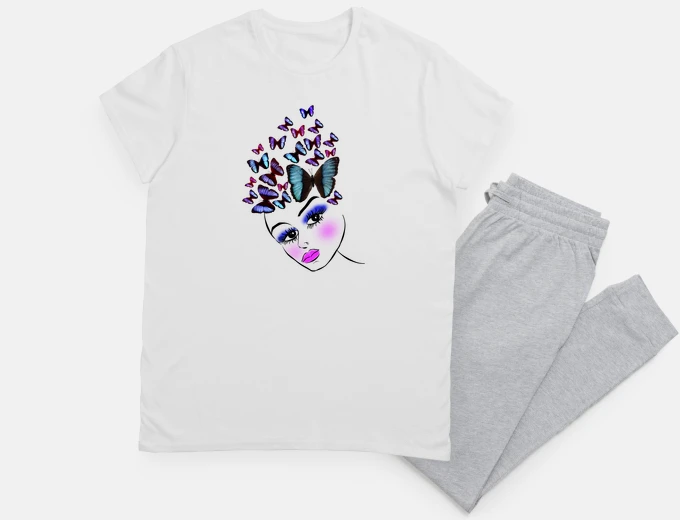 Pyjama the butterfly woman