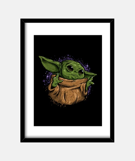 Framed the child force art print
