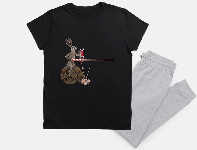 Pajama the clever jousting rabbit