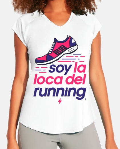 T-shirt the crazy running