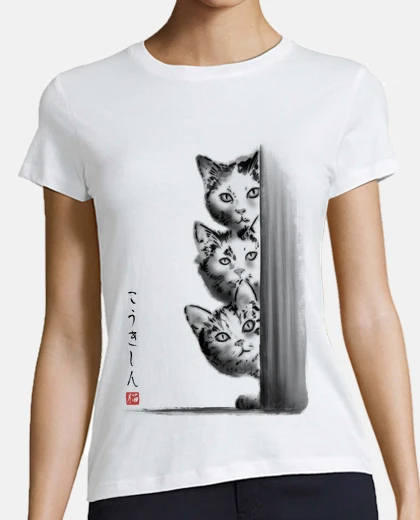 Playera The curious three