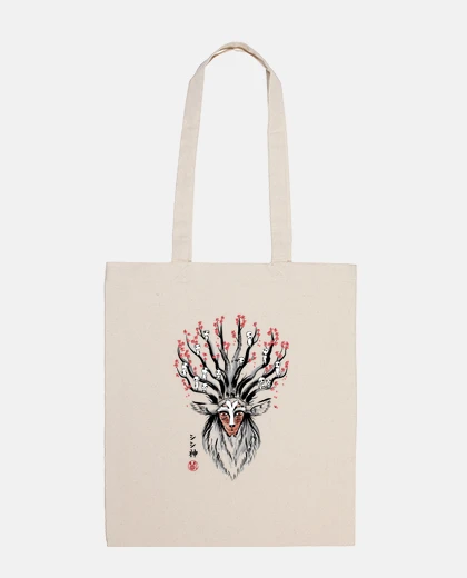 Bag the deer god sumi-e