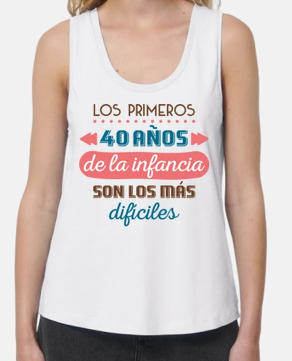 T-shirt the first 40 years of childhood, 1985