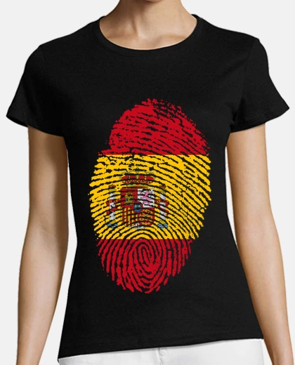 T-shirt the footprint of spain for women