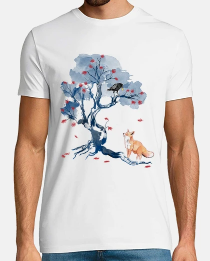 T-shirt the fox and the crow