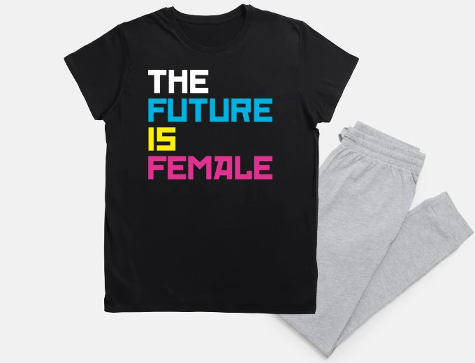 Pajama the future is female cmyk