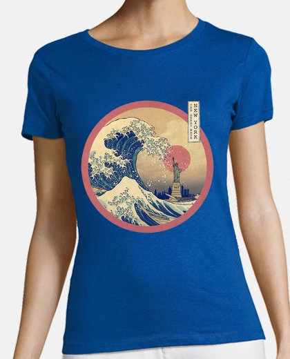 T-shirt the gr eat wave - new york