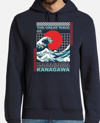 The great wave off kanagawa hoodie tostadora
