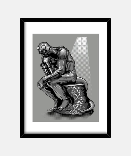 Framed the hell thinker