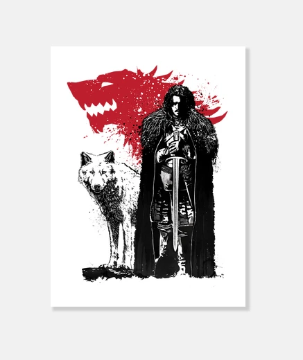 Wall the king and the white wolf