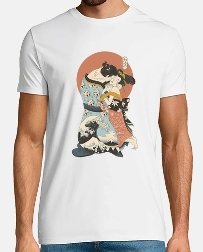 Camiseta the kiss ukiyo e shirt hombre