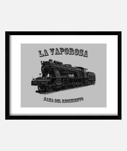 Framed the lady of the regiment vaporosa-