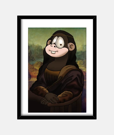 Framed the Mona Lisa
