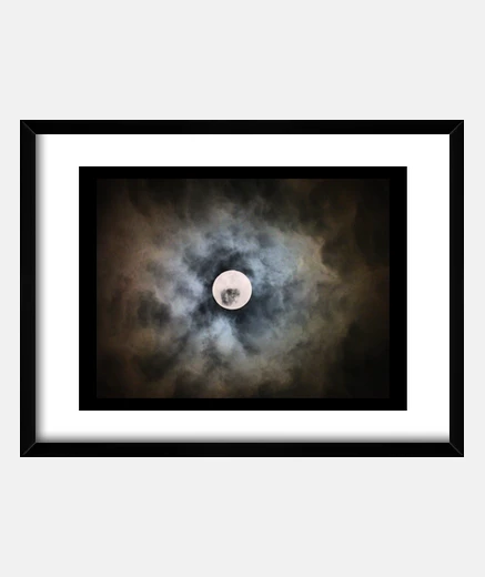 Framed the moon