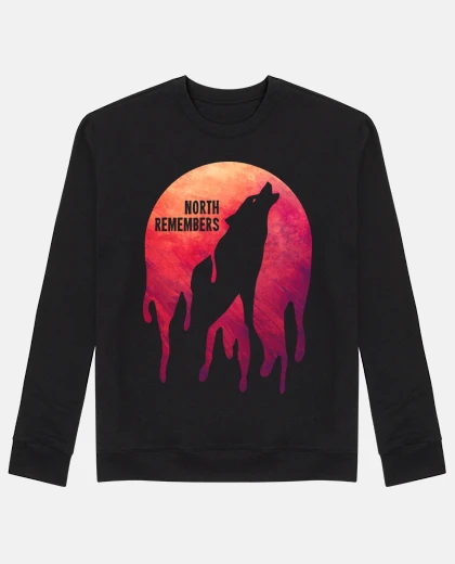 Hoodie the north remembers wolf stark sweatshirt