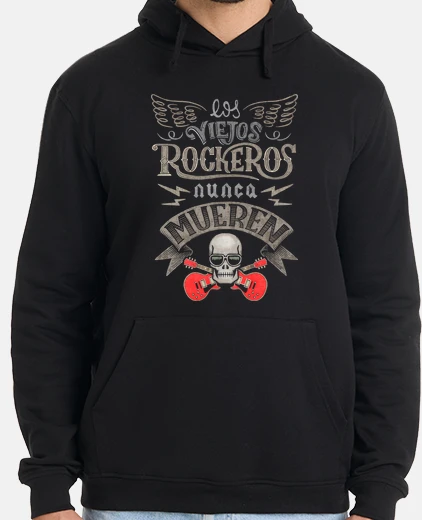 Hoodie the old rockers never die