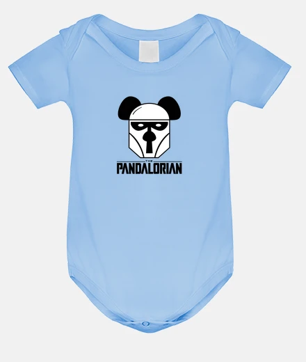 Kids the pandalorian - panda humor parody