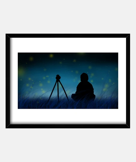 Framed the photograph