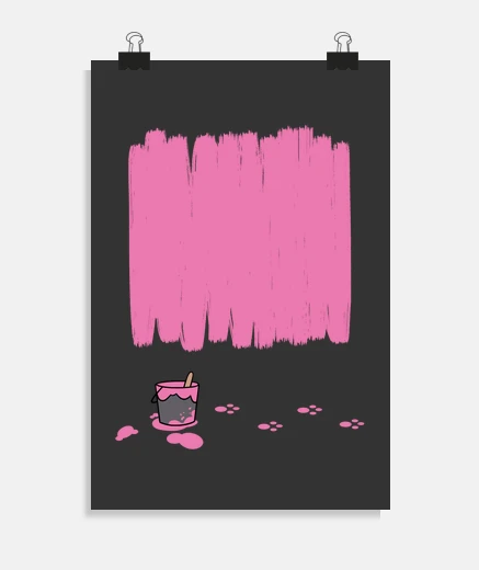 Poster the pink painter - poster