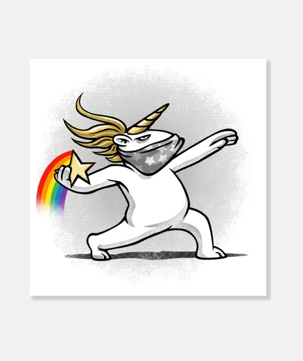 Wall the rainbow thrower