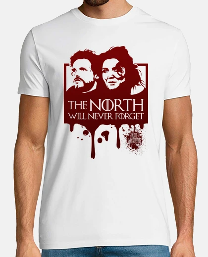 Tee-shirt The Red Wedding - The North Will Never Forget (Game Of Thrones)