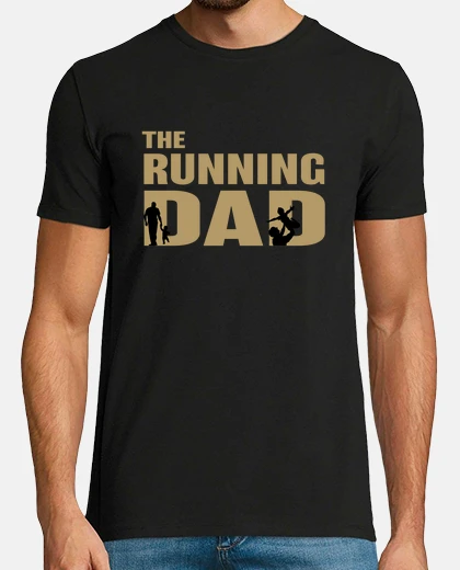 Tee-shirt The running Dad cadeau papa humour