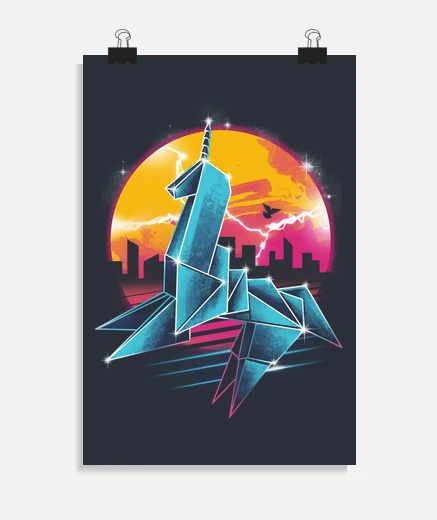 Poster The Silver Origami