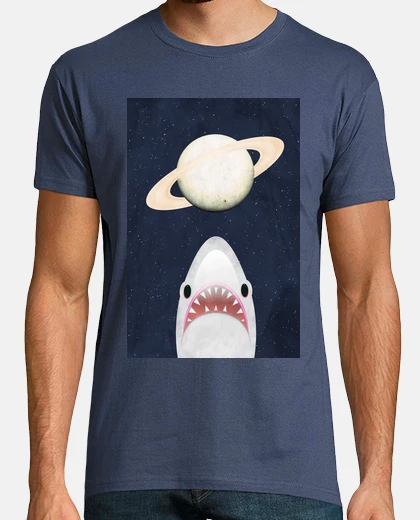 Tee-shirt The Universe Is A Shark's Playground