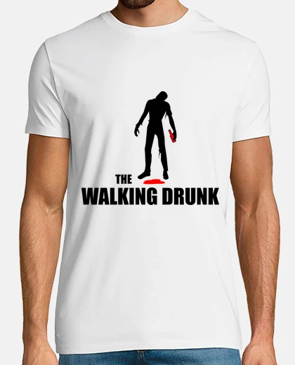 T-shirt the walking drunk