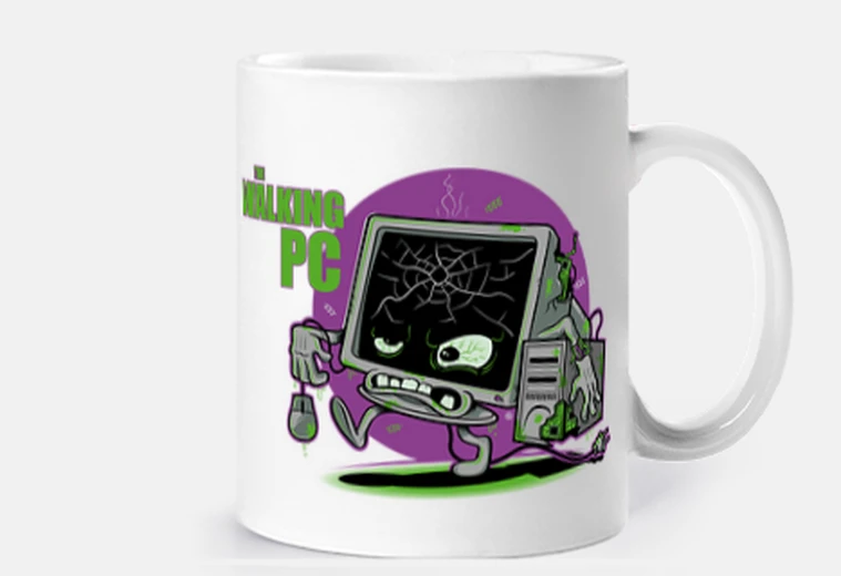 Cup the walking pc