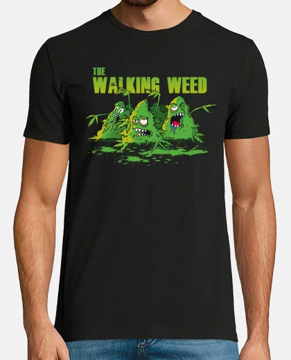 T-shirt the walking weed