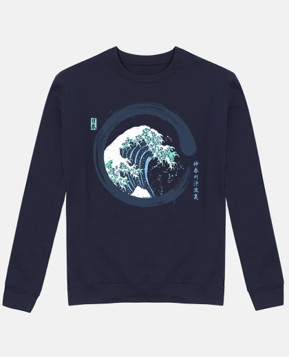 Hoodie the wave enso vintage