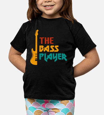 The bass player kids t-shirt | tostadora