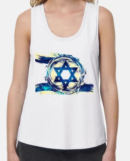 The flag of the State of Israel flutter