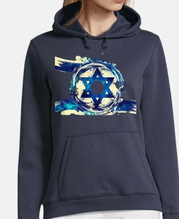 The flag of the State of Israel flutter