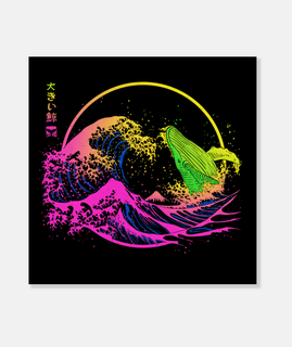 the great whale - colorful