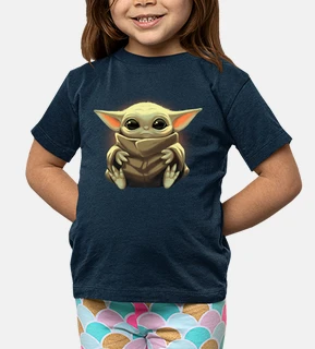 Baby yoda best sale kids shirt