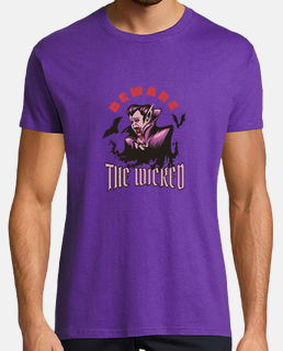 the shirt violet ou autres couleurs,homme Wampire Dracula beware the wicked rare 