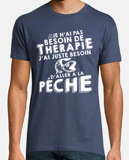 Tee-shirt Thérapie peche