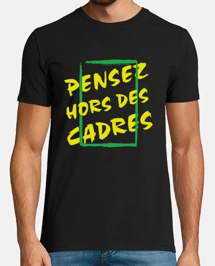 T-shirt think outside the box