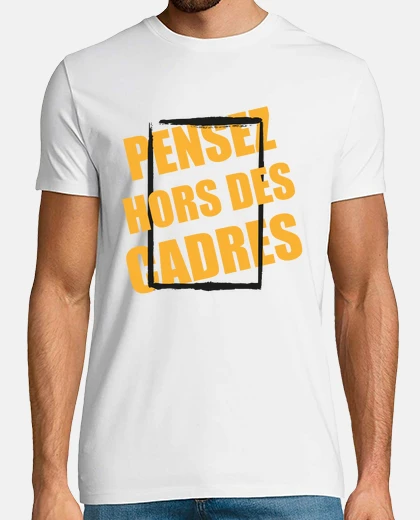 T-shirt think outside the box
