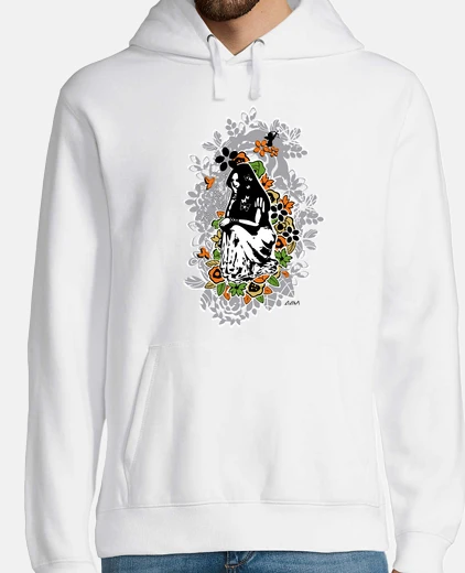 Hoodie thinker v001 white background