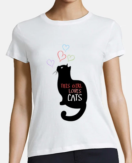 T-shirt This Girl Loves Cats
