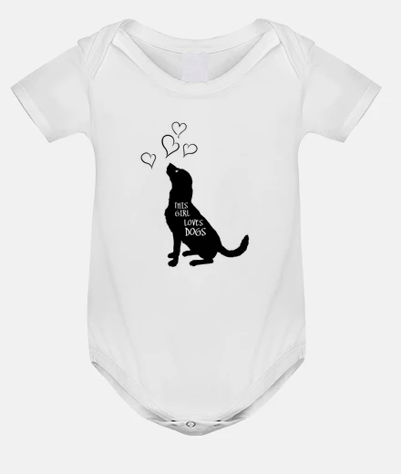 Kids this girl loves dogs - pets - animal lo