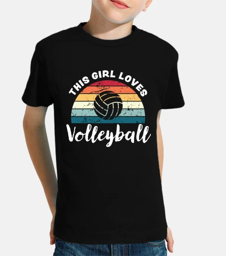 Children's This Girl Loves Volleyball Kids