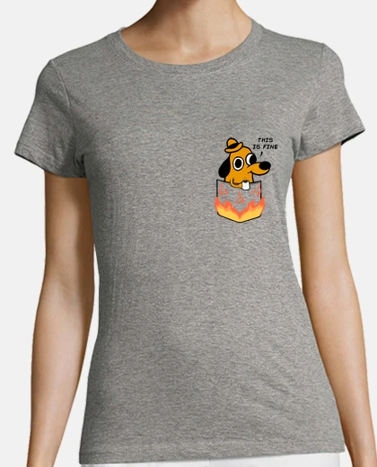Playera This is fine