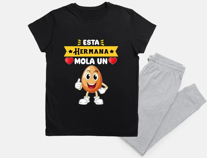 Pajama this sister rocks an egg