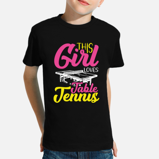 this girl loves table tennis